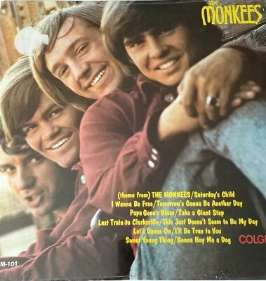 MEET THE MONKEES SEALED LP COLGEMS RECORDS COM-101 RE VINYL POP ROCK 12" - Image 1 of 4