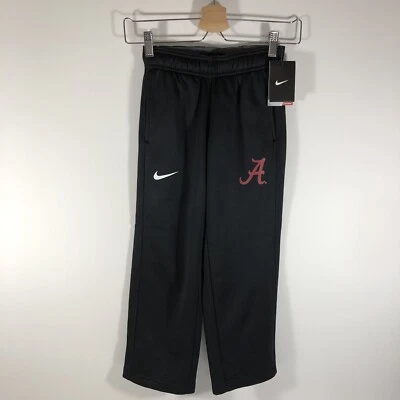 Nike Therma Fit University Alabama Crimson Tide KO Pants Black Boys XS NWT $50 - Image 1 of 4