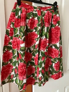 Vintage floral skirt 50's style - size 10-12 - Picture 1 of 4