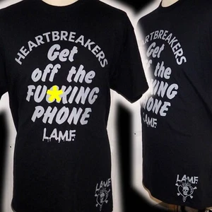 JOHNNY THUNDERS HEARTBREAKERS UNIQUE PUNK T SHIRT LARGE BAD CLOWN CLOTHING - Picture 1 of 1