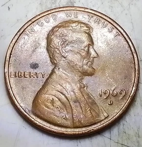 (Apr25) 1969 D Error (NO FG) AKA Floating Roof  - Picture 1 of 4