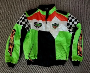 Vintage Team Arctic Wear Cat Snowmobile Jacket Thinsulate Racing SZ 2XLT - Picture 1 of 6