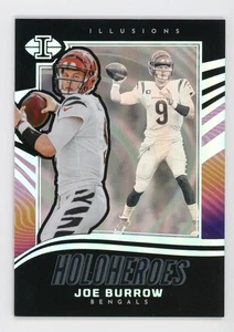 2023 Joe Burrow Panini Illusions HOLOHEROES #10 Case Hit Bengals 🔥 - Picture 1 of 3