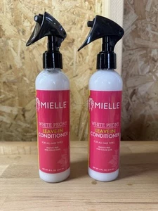 2 Mielle White Peony Leave In Conditioner 8oz all Hair Types Sulfate Free - Picture 1 of 4
