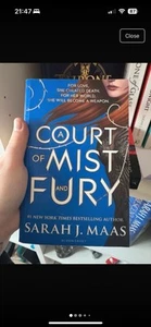 A Court Of Mist And Fury von Sarah J Maas vergriffene Ausgabe UK - Bild 1 von 6