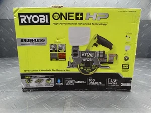 RYOBI ONE+ HP 18V Cordless Handheld Wet/Dry Masonry Tile Saw PBLHTS01B - Picture 1 of 12