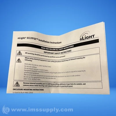 Acuity Brands 912-00023-004 nLight ECLYPSE Panel 6940 - Image 1 of 4