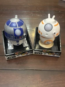 Star Wars Droidables  R2-D2 and BB-8 Lights Sounds Action Figures - Picture 1 of 2