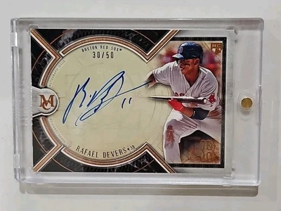 2018 Topps Museum Collection - Archival Autographs Rafael Devers #AA-RD  /50 - Image 1 of 2