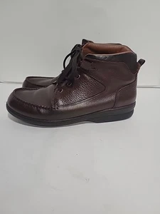 BOTAS CLARKS 31622 CUERO MARRÓN CASUAL CONFORT AL TOBILLO CAMINAR PARA HOMBRE 11M - Imagen 1 de 5