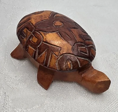 Joyero Tinker "TORTUGA" de madera tallada a mano de colección Puerto Rico Foto 1 de 4