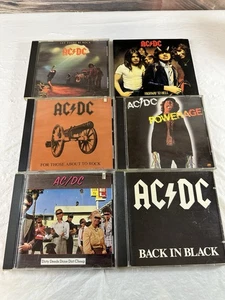 AC/DC Cd Lot Highway To Hell Dirty Deeds Powerage Mix Titles Rock Music Vintage - Foto 1 di 11