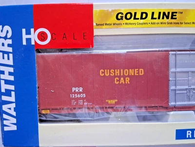 932-35014 Walthers Gold Line PRR 125605 86'' 4DOOR   High-Cube Box Car HO - Image 1 of 4