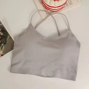 Cross Back Unterwäsche für Damen weicher Stoff mit Vollschale und Brustpolster - Bild 1 von 11