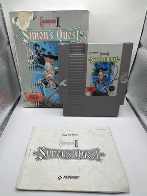 Castlevania II 2 Simon's Quest Nintendo NES CIB Complete in Box With Manual - Image 1 of 4