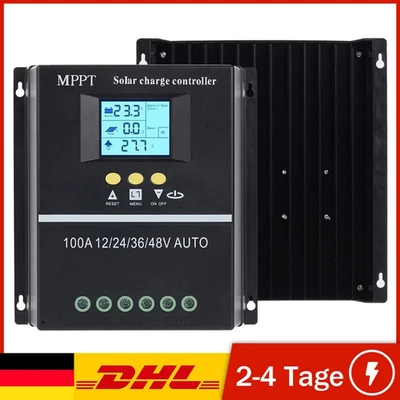 4000W 100A MPPT Solar PV Regler 12V 24V 36V 48V Solar Laderegler Controller LCD - Bild 1 von 4