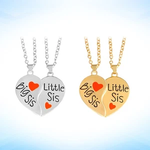 2pcs Beautiful Alloy Drop Necklace Pendant Chain Graduation Gift Jewelry for - Picture 1 of 11