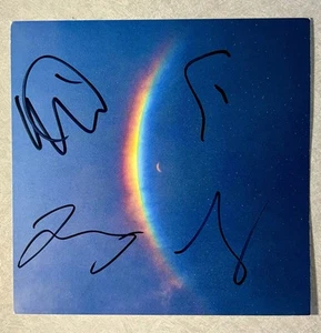 COLDPLAY Moon Music EcoRecord SIGNED Art CD Card Chris Martin 2024 - Picture 1 of 2