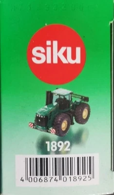 SIKU 1892 Trattore agricolo JOHN DEERE 9630 - scala H0 - Immagine 1 di 4