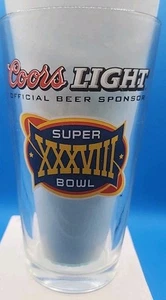NEW ENGLAND PATRIOTS 2003 SUPER BOWL 38 COORS LIGHT EUC - Picture 1 of 4