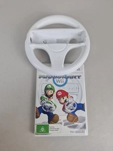 Mario Kart Wii W/ Wheel (Nintendo Wii) Complete CIB - Tested - Authentic - Picture 1 of 4