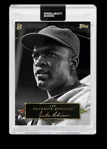 2020 Topps Project 2020 #377 Jackie Robinson - 1952 Topps Ben Baller - Picture 1 of 4