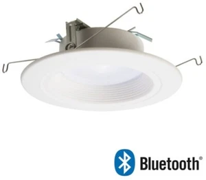 Cooper Lighting Halo Recessed Color-Selectable Bluetooth LED RL56069BLE40AWH