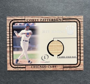 2001 Fleer Legacy Hit Kings Game-Used Bats Corey Patterson
