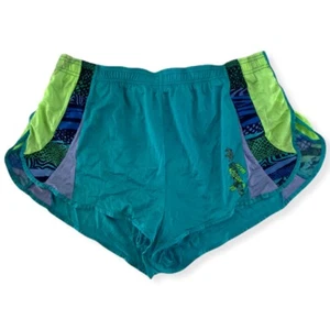 Adidas Vintage Shorts Gr. 38 M Damen Nylon Türkis Lila Oldschool Sprinter TS13 - Bild 1 von 5