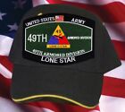 49TH ARMORED DIVISION LONE STAR HAT PATCH CAP VETERAN PIN UP GIFT US ARMY WOW