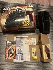 Vintage G.I. Joe 1983 V1 Cobra Hiss Tank Driver COMPLETE W box Sticker Sheet Mnt