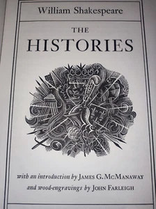 The Histories of William Shakespeare Heritage Press - Imagen 1 de 9