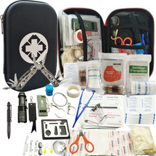 80 in 1 Outdoor Emergency Survival Gear Kit, EDC First Aid Medical Set 