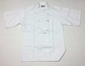 Abrigo de Chef HiLite Unisex Media Manga 10 Botones 540-WH Talla Pequeña - Imagen 1 de 7
