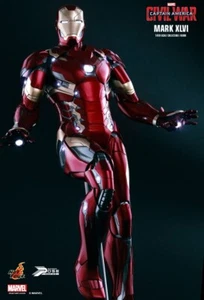 Hot Toys Captain America: Civil War - Iron Man Mark XLVI Power Pose PPS003 *NUOVO* - Foto 1 di 5