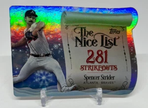 2024 Topps Holiday Spencer Strider Making the Nice List #MNL-4 - Bild 1 von 2