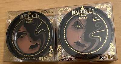 (2) NUEVO Maquillaje en Polvo Rubor Disney Reina Hermosa Rosa Cálida Foto 1 de 4