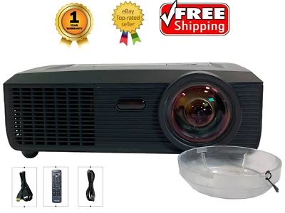 Dell S300wi DLP Projector Short-Throw HD 1080p WXGA 3D HDMI Interactive Wireless - Image 1 of 4