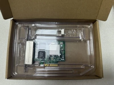 SUPERMICRO AOC-SGP-I4 (INTEL I350-T4V2) QUAD PORT Gigabit NIC w/BOTH BRACKETS - Image 1 of 4