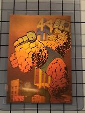 1992 Marvel Universe Series III Orange Foil Hologram Chase Card # H-2 “THING” !!