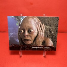 2003 Topps Lord of the Rings The Two Towers Movie Sméagol’s Inner Torment 119 VG