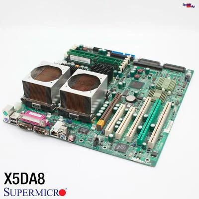 Supermicro X5DA8 Dual Xeon 3200 2GB RAM Mainboard Motherboard Server Workstation - Image 1 of 3