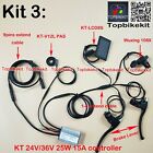ebike KT Controller Kit 48V 36V 250W + LCD3/LCD8H+108X throttle+KT-V12L+Brake