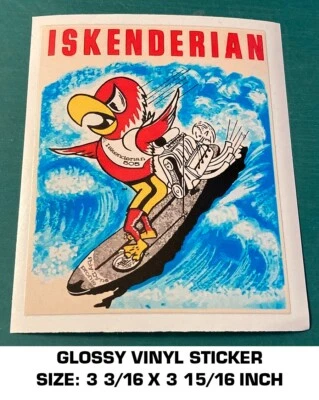 ISKENDERIAN 505 POLY DYNE RACING CAMS VINYL STICKER DECAL - VINTAGE DRAG NHRA - Image 1 of 2