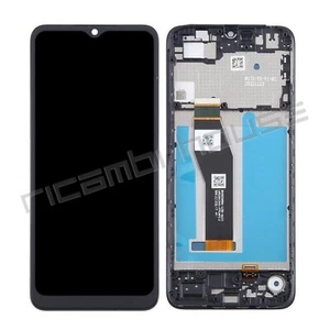 DISPLAY MOTOROLA ORIGINALE MOTO E13 XT2345 NERO 4G 2023 TOUCH LCD SCHERMO - Picture 1 of 1