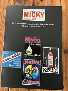 48. Auktion "Alte Reklameschilder" Micky Waue - Bild 1 von 1