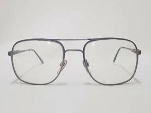 Vtg Nice metal mens Eyeglasses Monsieur Daniel glasses Square frames two bridge - Picture 1 of 11