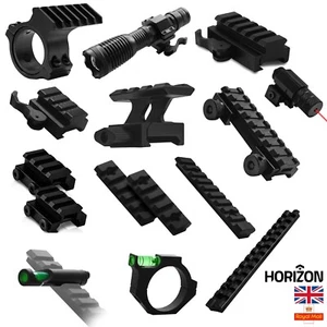 Tactical Rifle Hunting Scope Mount Adapter 20mm Weaver Picatinny Rail Airsoft UK - Picture 1 of 16