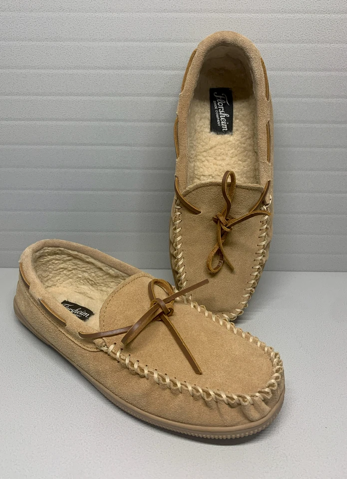 Florsheim 拖鞋棕色一脚蹬莫卡辛鞋 10 码 — 第 1/4 张图片