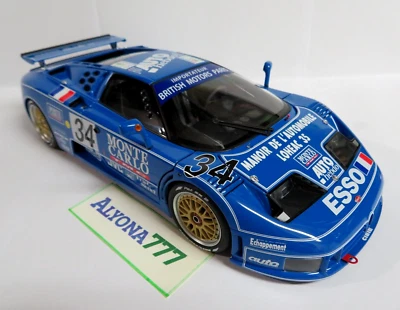 1/18 AUTOart Bugatti EB110 SS 1994 #34 Le Mans 24 Hours Composite CAR MODEL - Image 1 of 4
